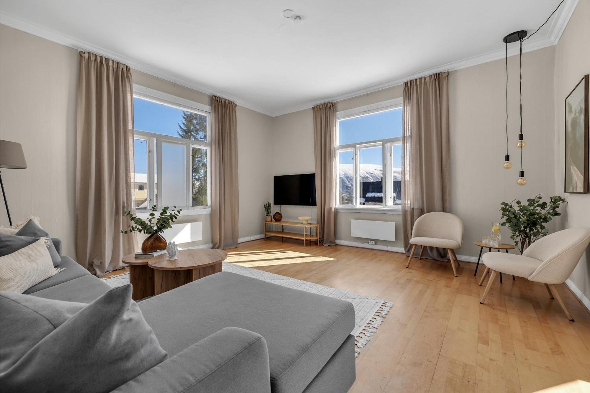 Amazing Tromso City Apartment With Free Parking And Lovely City Views! Exterior foto